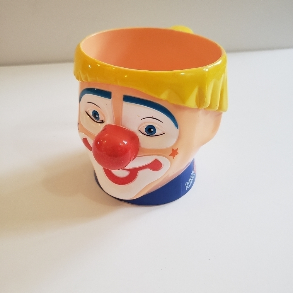 Ringling Bros. Plastic Clown Mug Cup NWT Circus
